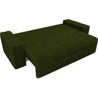 Диван Лига диванов Леос 29342 (микровельвет, зеленый)