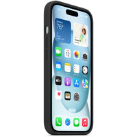 Чехол для телефона Apple MagSafe Silicone Case для iPhone 15 Plus (черный)