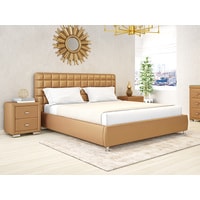 Кровать Ormatek Corso-3 160x190 (экокожа, латунный перламутр)