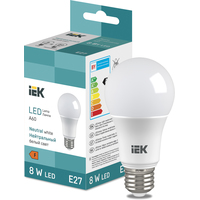 Светодиодная лампочка IEK LED Bulb A60 710lm 4000K E27