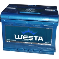 Автомобильный аккумулятор Westa Premium 6CT-60A1 низкий (60 А·ч)