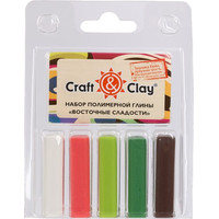 Полимерная глина Craft&Clay набор CCL (110 г, 11 восточные сладости, 5 цв)
