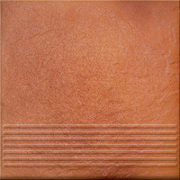 Клинкерная плитка Opoczno Solar Orange Steptread 3D 300x300 [OP128-020-1]