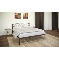 Кровать ИП Князев Магнолия 180x200 (коричневый)