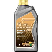 Моторное масло S-OIL Seven Gold #9 PAO C3 0W-40 1л