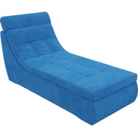 Элемент модульного дивана Лига диванов Холидей люкс 105633 (велюр, голубой)