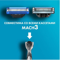 Бритвенный станок Gillette Mach3 5 сменных кассет 7702018558940
