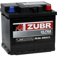 Автомобильный аккумулятор Zubr Ultra R+ Турция (50 А·ч)