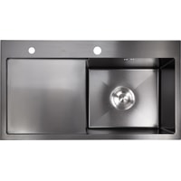 Кухонная мойка Avina HM7843 R PVD (графит)