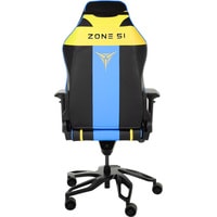 Кресло Zone51 Cyberpunk (желтый/голубой)