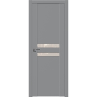 Межкомнатная дверь ProfilDoors 2.03U L 60x200 (манхэттен, стекло перламутровый лак)