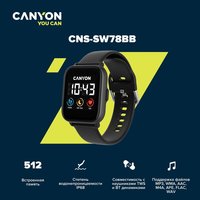 Умные часы Canyon Salt SW-78 (черный)