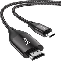 Кабель Hoco UA16 USB Type-C - HDMI (2 м, черный)