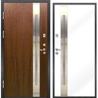Металлическая дверь NORD DOORS Норд 70 НС-18Н21Ч32-Л (левый, каштан/белый)
