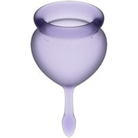 Менструальная чаша Satisfyer Feel Good (фиолетовый)