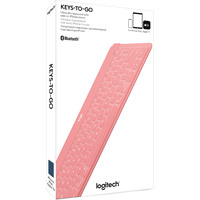 Клавиатура Logitech Keys-To-Go 920-010122 (розовый)