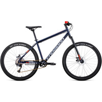 Велосипед Forward Sporting 27.5 X D р.19 2022 (темно-синий/красный)