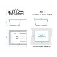 Кухонная мойка MARRBAXX Катрин Z151 (черный Q4)