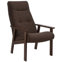 Интерьерное кресло Leset Retro (рогожка, орех/коричневый)