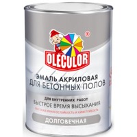 Краска Olecolor Для бетонных полов 3.5 кг (красно-коричневый)