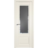 Межкомнатная дверь ProfilDoors 2.103U L 60x200 (магнолия сатинат, стекло square графит)