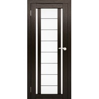 Межкомнатная дверь Юни Амати 11 40x200 (дуб венге/матовое стекло) в Пинске