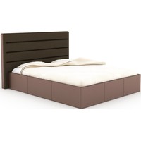 Кровать Bon Mebel Севилья с ПМ 140x200 (кожзам коричневый)