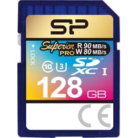 Карта памяти Silicon-Power Superior Pro SDXC SP128GBSDXCU3V10 128GB