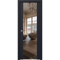 Межкомнатная дверь ProfilDoors 22U L 80x200 (черный матовый/зеркало)