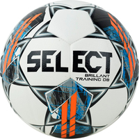 Футбольный мяч Select Brillant Training DB (4 размер, белый/серый/голубой)