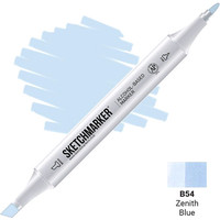 Маркер художественный Sketchmarker Двусторонний B54 SM-B54 (синий зенит) в Гомеле