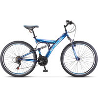 Велосипед Stels Focus V 18-sp 26 V030 2023 (темно-синий/синий)