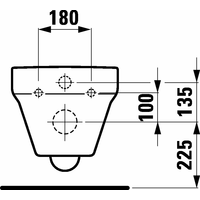 Унитаз подвесной Laufen Form (подвесной)