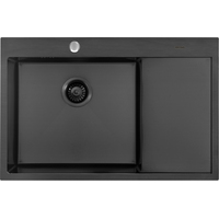 Кухонная мойка ARFEKA AF 780*505 L Black PVD Nano