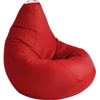 Кресло-мешок Kreslomeshki Груша Ekonom XL EG-110x80-K (красный)