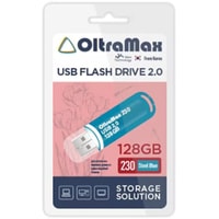 USB Flash OltraMax 230 128GB (бирюзовый)