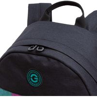 Городской рюкзак Grizzly RXL-327-3 (черный/бирюзовый)