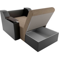 Кресло-кровать Лига диванов Сенатор 100699 60 см (коричневый/черный)