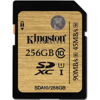 Карта памяти Kingston SDXC Ultimate UHS-I U1 (Class 10) 256GB (SDA10/256GB)