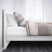 Кровать Ikea Мальм 200x90 (белый, без основания) 203.691.53