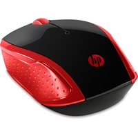 Мышь HP Wireless Mouse 200 (черный/красный)