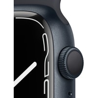 Умные часы Apple Watch Series 7 45 мм (темная ночь/темная ночь спортивный) в Пинске