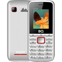 Кнопочный телефон BQ-Mobile BQ-1846 One Power (белый/красный)