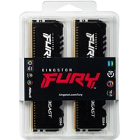 Оперативная память Kingston FURY Beast RGB 2x16GB DDR4 PC4-28800 KF436C18BBAK2/32