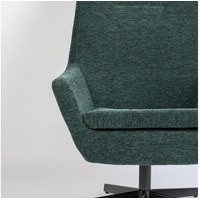 Интерьерное кресло Zuiver WL Bruno Rib (зеленый/черный) в Лиде