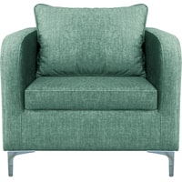 Интерьерное кресло Brioli Терзо (рогожка, J14 голубой)