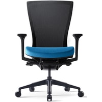Кресло Bestuhl S10E120M (черная крестовина, черный/синий)