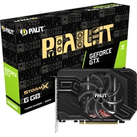 Видеокарта Palit GeForce GTX 1660 Super StormX 6GB GDDR6 NE6166S018J9-161F