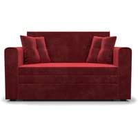 Диван Мебель-АРС Санта (бархат, красный star velvet 3 dark red)