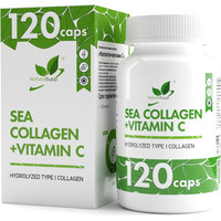 Витамины, минералы NaturalSupp Морской коллаген + Витамин С (Sea collagen + vitamin C), 120 капсул